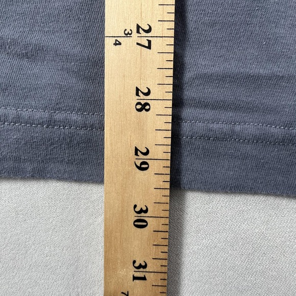 American Giant Polo Shirt Mens Large Blue Short Sleeve Cotton Classic Made‎ USA - Picture 11 of 11